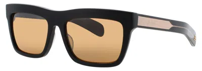 Bugatti Men's Acetate Sunglasses 66-15-148 In Mbk - Matte Black / Gradient Grey