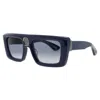Bugatti Men's Blue Rectangular Sunglasses 02dkblue In ["blue"]