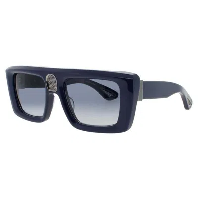 Bugatti Men's Blue Rectangular Sunglasses 02dkblue In ["blue"]