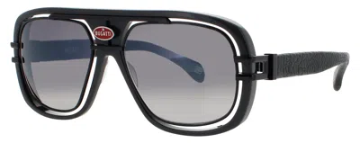 Bugatti Men's  Style 07 Sunglasses, Acetate Frames, 56-13-145 In White
