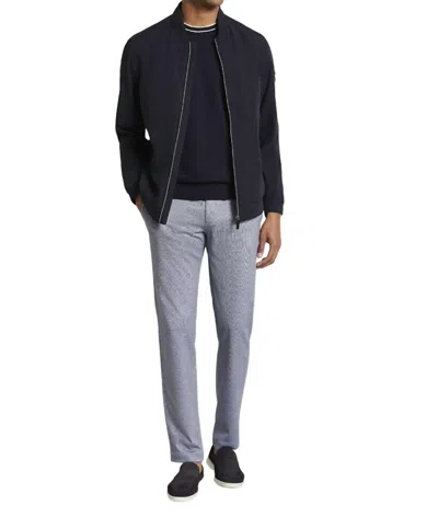 Bugatti Men's Stretch Function Bomber Jacket In Navy Blue