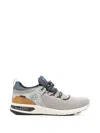 Bugatti Mesh Panelled Sneakers In Gray