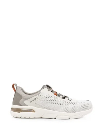 Bugatti Mesh-panel Lace-up Sneakers In Animal Print