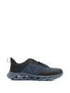 Bugatti Mesh-panel Logo-patch Sneakers In Blue