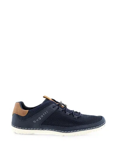 Bugatti Mesh-panel Toggle-fastening Sneakers In Blue