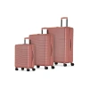 Bugatti Munich 3 Pcs Hardside Large Luggage With Expansion In Brick