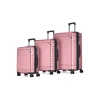Bugatti Oslo 3 Piece Hardside Luggage Set With Expansion In Ashrose
