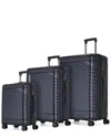 Bugatti Oslo 3pc Luggage Set In Blue