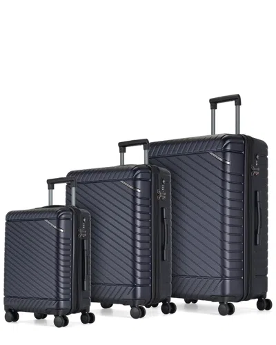 Bugatti Oslo 3pc Luggage Set In Blue
