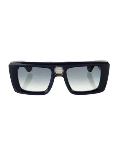 Pre-owned Bugatti Oversize Gradient Sunglasses In Blue