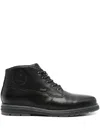 Bugatti Pako Evo Leather Boots In Black