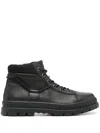 Bugatti Pallario Leather Ankle Boots In Black