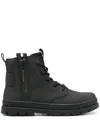 Bugatti Pallario Textured Boots In Black