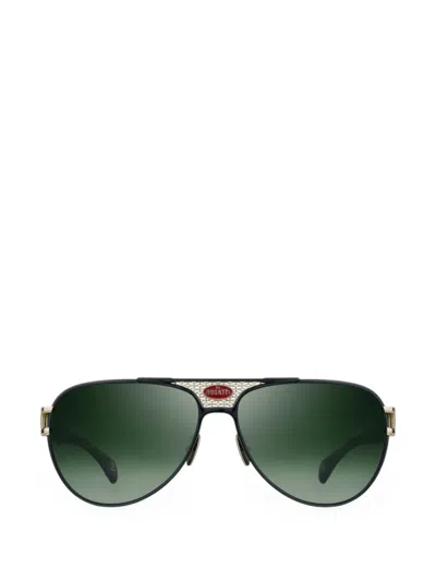 Bugatti Pilot-frame Sunglasses In Black