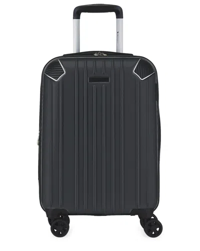 Bugatti Pvg Expandable 3pc Luggage Set In Black