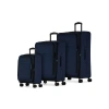 BUGATTI BUGATTI REBORN 3 PIECE SOFTSIDE LUGGAGE SET WITH EXPANSION