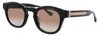 Bugatti Rectangular Acetate Sunglasses In Black