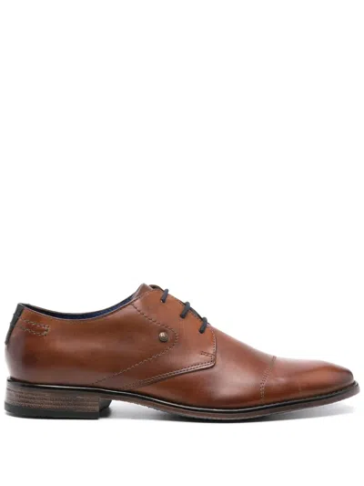 Bugatti Rinaldo Eco Derby Shoes In Braun