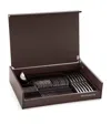 Bugatti Riviera Stainless Steel 49-piece Cutlery Set In Metallic