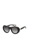 Bugatti Round-frame Sunglasses In Black