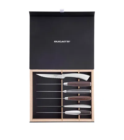 Bugatti Set Of 6 Steak Knives In Brown