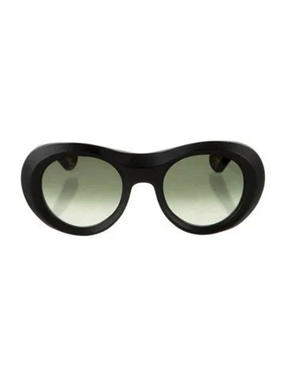 Pre-owned Bugatti Shield Gradient Sunglasses In Black