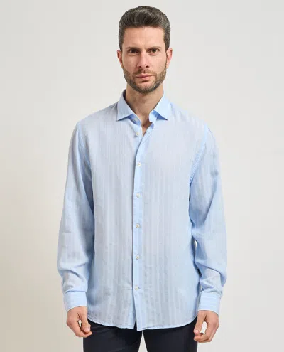 Bugatti Shirts In Azzurro Blu E Verdi