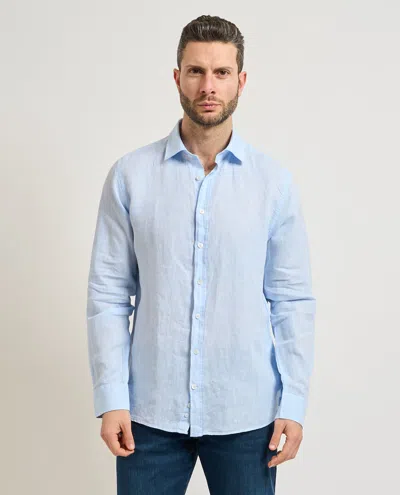 Bugatti Shirts In Celeste Blu E Verdi