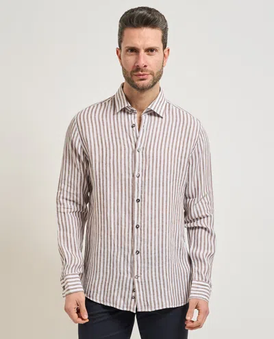 Bugatti Shirts In Marrone Scuri