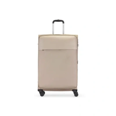 Bugatti Siena Softside Large Luggage With Double Spinner Wheels In Taupe