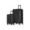 Bugatti Singapore 2 Piece Hardside Luggage Set With Expansion In Black