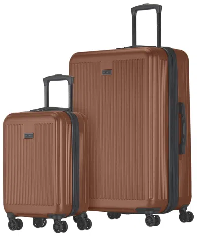 Bugatti Singapore 2pc Hardside Expandable Luggage Set In Red
