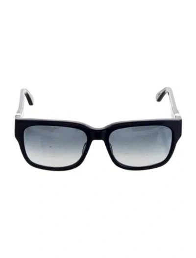 Pre-owned Bugatti Square Gradient Sunglasses In Blue