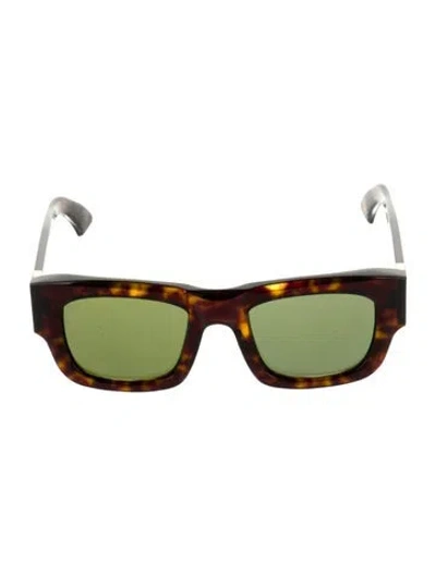 Pre-owned Bugatti Square Tinted Sunglasses In Black