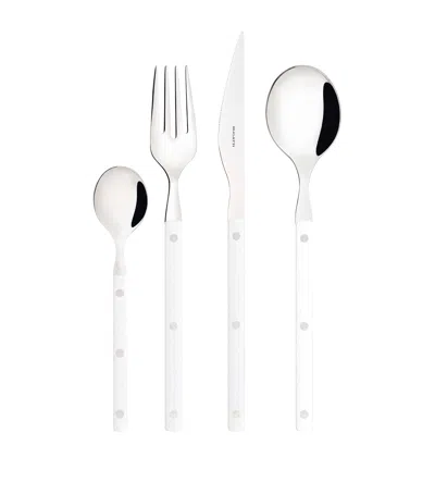 Bugatti Stainless Steel Allegra 24-piece Cutlery Set In Silver