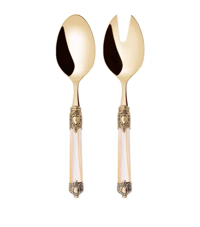 Bugatti Stainless Steel Rinascimento 2-piece Serving Set In Neutral