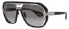 Bugatti Men's Grey Rectangular Sunglasses 08mbkwg In Brown