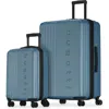 Bugatti The Classic 2 Piece Hardside Luggage Set With Expansion In Blue
