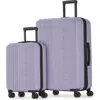 Bugatti The Classic 2 Piece Hardside Luggage Set With Expansion In Purple