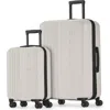 Bugatti The Classic 2 Piece Hardside Luggage Set With Expansion In Sand