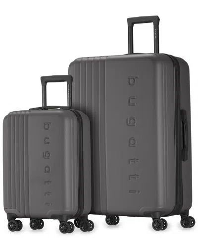 Bugatti The Classic Expandable 2pc Luggage Set In Gray