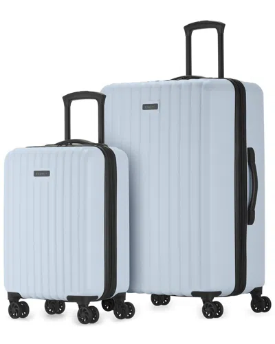 Bugatti Tokyo Expandable 2pc Luggage Set In Blue