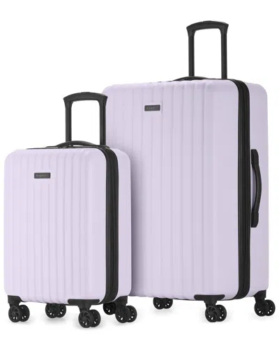 Bugatti Tokyo Expandable 2pc Luggage Set In Purple