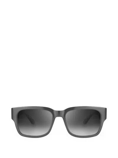 Bugatti Tortoise-effect Rectangle-frame Sunglasses In Black