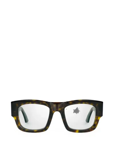 Bugatti Tortoiseshell-effect Rectangle-frame Glasses In Multi