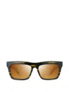 Bugatti Tortoiseshell-effect Rectangle-frame Sunglasses In Multi
