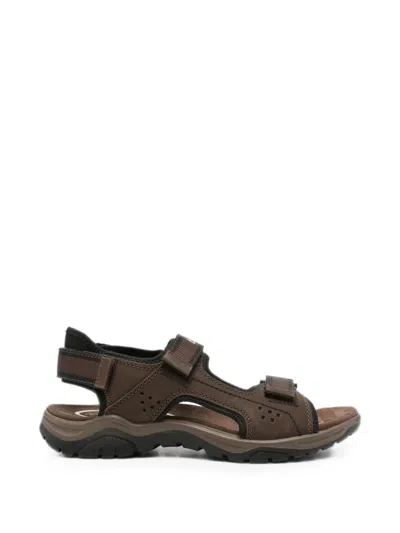 Bugatti Touch-strap Sandals In Brown