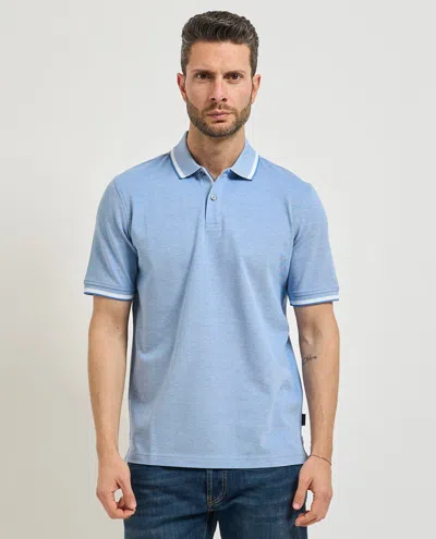Bugatti T-shirts And Polos In Azzurro Blu E Verdi