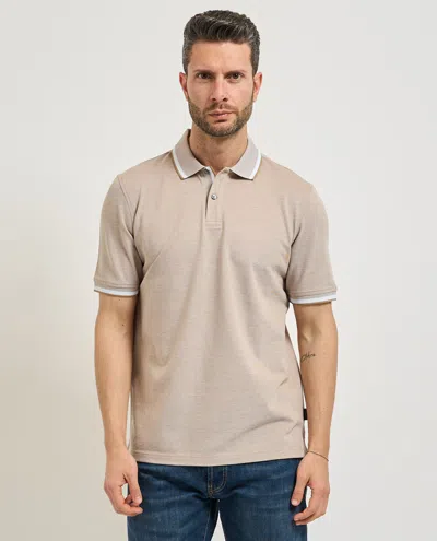 Bugatti T-shirts And Polos In Beige Chari