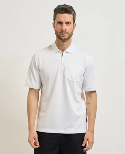 Bugatti T-shirts And Polos In Bianco Neutri